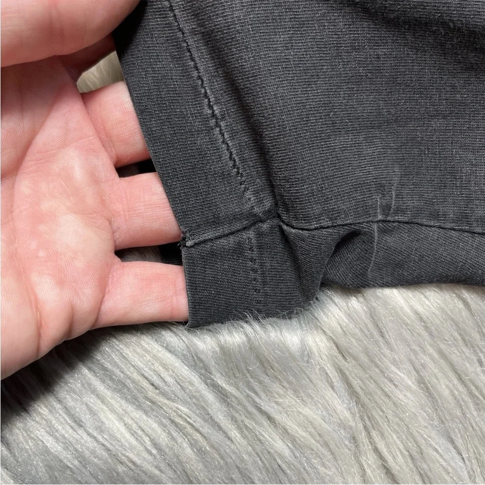 Vintage 90s Black Wolf Native American Long Sleeve Shirt Single Stitch